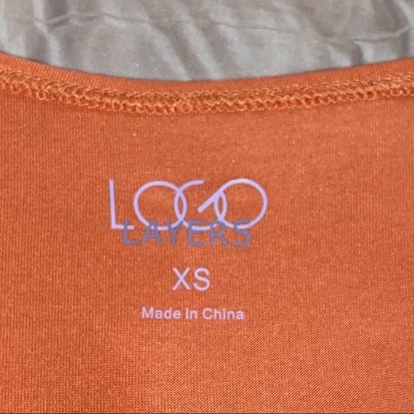 LOGO By Lori Goldstein - Layers tank top sz XS - Picture 3 of 5